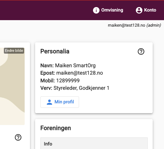 Min profil Min profil