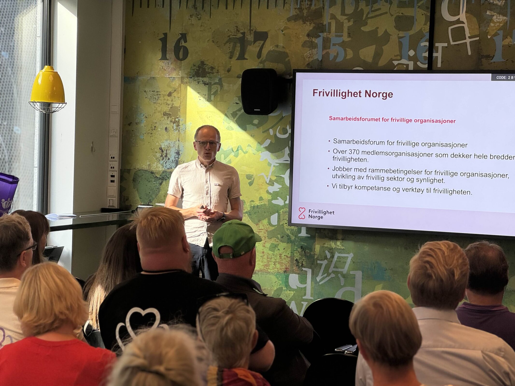 Stian Slotterøy Johnsen i Frivillighet Norge Stian Slotterøy Johnsen<br />
i Frivillighet Norge
