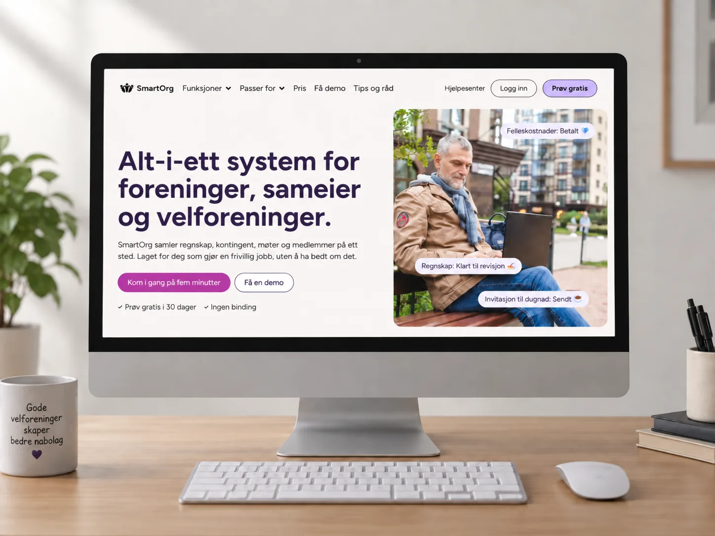 Se hva som er nytt i SmartOrg i 2026 for foreninger, sameier og velforeninger: EHF, digitalt medlemskort, eiendomssøk, Vipps og flere forbedringer.